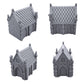 Endertoys Mausoleum Graveyard Scene, Terrain Scenery For Tabletop 28Mm Miniatures Wargame, 3D Printed And Paintable