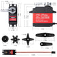 Miuzei 20KG High Torque RC Servo Motor, Metal Gear, Waterproof, DS3218, 270° Control Angle for R/C Models, DIY Cars, Robots