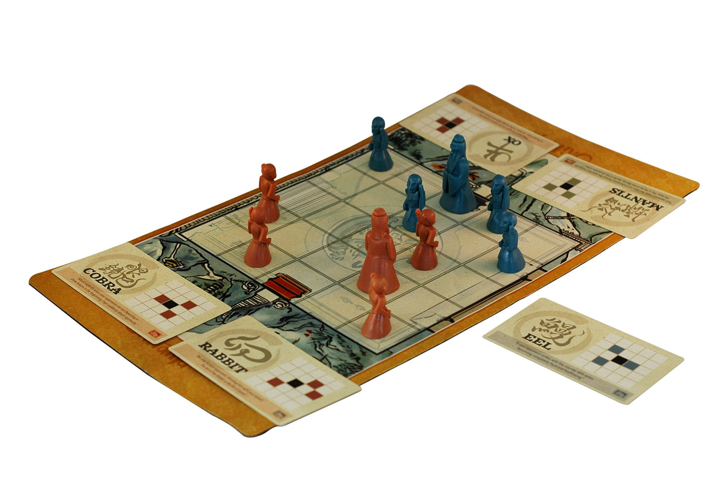 Arcane Wonders Onitama Board Game for 2 Players - Tan Cardboard Model ARWDTE20