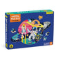 Mudpuppy Space Mission - 75 Piece Unique Saturn Shaped Scene Puzzle With Colorful And Fun Illustrations Of Space Life For Childr