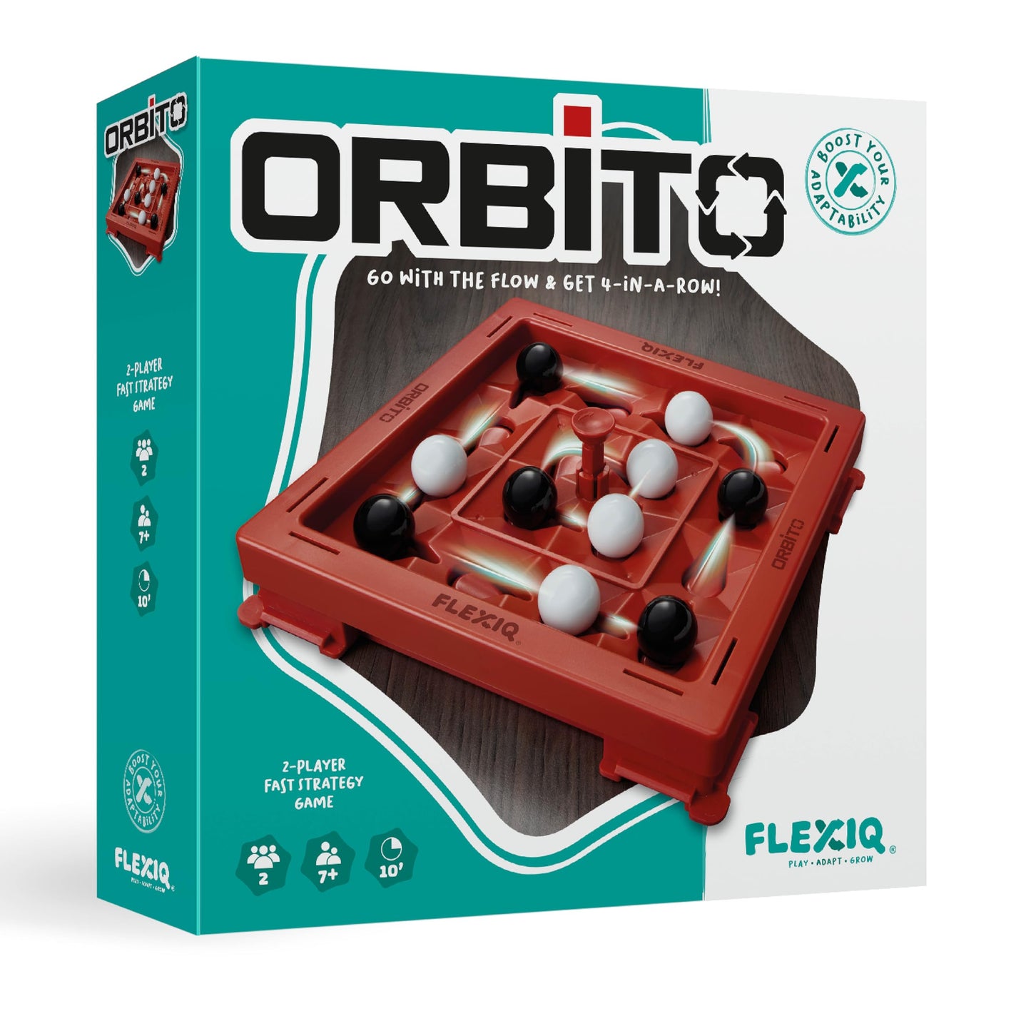 WHAT DO YOU MEME? Orbito Board Game - Strategy Game for 2 Players, Red Plastic, Model ORB4062, Ages 7+