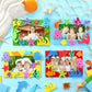 Marsui 232 Pieces Summer Ocean Beach DIY 5 x 7 Picture Frame Craft Kit 32 Summer Under The Sea Felt Photo Frames and 200 Foa