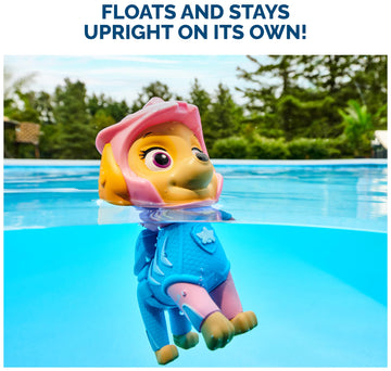 Swimways Paw Patrol Skye Floatin' Figures, Swimming Pool Accessories & Kids Pool Toys, Paw Patrol Party Supplies & Water Toys Fo