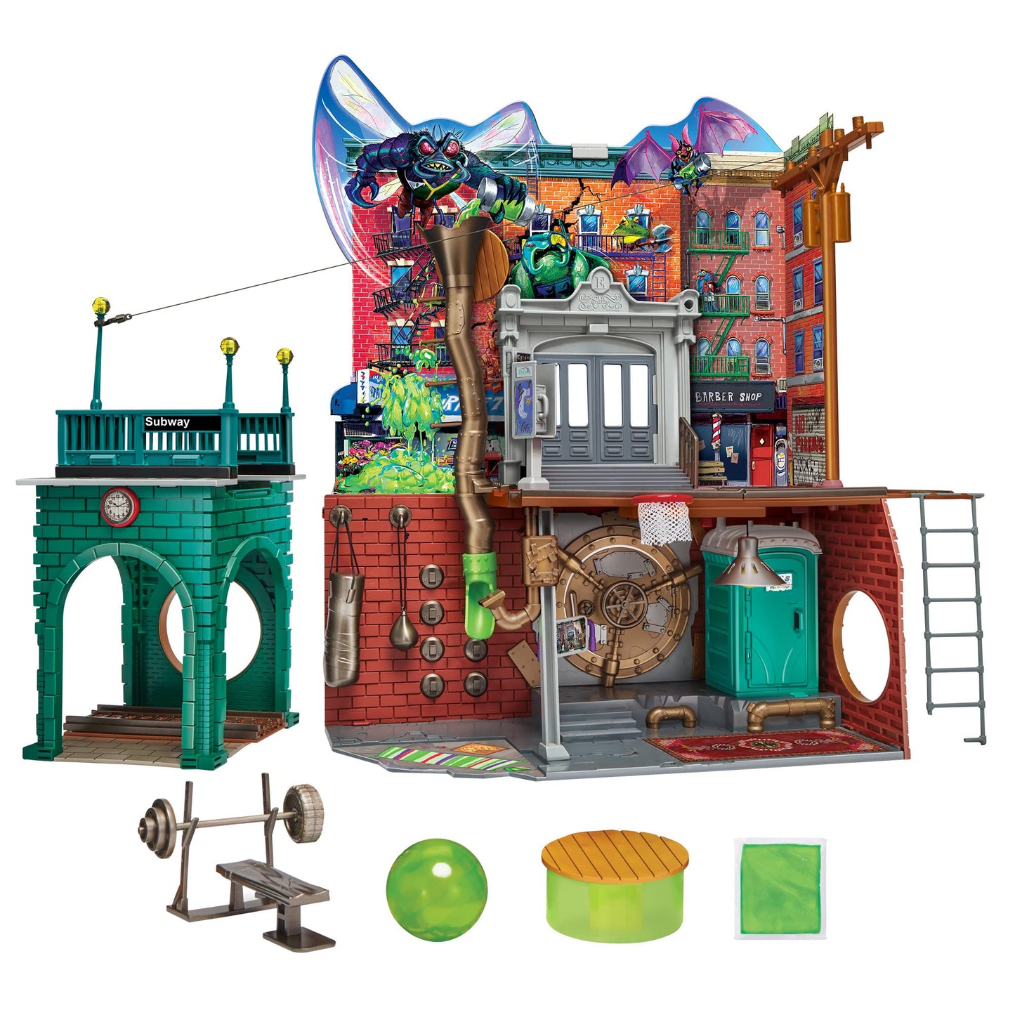 Teenage Mutant Ninja Turtles: Mutant Mayhem Sewer Lair Playset By Playmates Toys