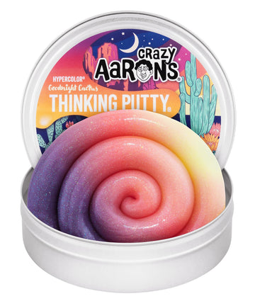 Crazy Aaron'S Thinking Putty® - Goodnight Cactus - Multi-Color Sensory Putty For Kids And Adults In A 4' Tin - Creative And Endless Fun, Stress Relief Therapy Toys, Never Dries Out - Made In Usa