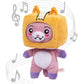 Lankybox Foxy Singing Plush, Collectible Plush, Officially Licensed Merch