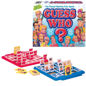Winning Moves Guess Who? Board Game - Classic Mystery Game for 2 Players, Ages 6+, Multicolor, Model 1191