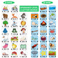 80 Words Self-Correcting Spelling Puzzles, Double-Sided Three And Four Letter Words With Matching Images, Perfect For Preschool Learning