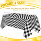 3 Sheets Black and White Checkered Tablecloths Racing Car Plastic Tablecloths Car Theme Disposable Party Tablecloths Racetrack R