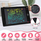 Zhehao LCD Writing Tablet 32 Pcs Colorful Doodle Pad 8.5 Inch Blue Educational Toy for Kids Age 3-10 Model ZH-Zhehao-9886