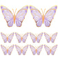 Geyee 10 Pcs Large Butterfly Centerpieces For Tables Butterfly Party Decorations 3D Paper Butterfly Table Toppers Centerpieces W