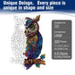 Wooden Puzzles for mature-themeds  Unique Shaped Animal Jigsaw Puzzles  Owl Wood Puzzles mature-themed  Birthday Gifts for mature-themed and Kids  300 Piece 17.13?11.22