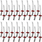 Fahacop 32 Pack 30 Inch Inflatable Ninja decorative replica blades Blow up Katana Toy Inflatable Samurai  for Kids Halloween Ninja Theme Party Costume Accessories