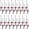 Fahacop 32 Pack 30 Inch Inflatable Ninja decorative replica blades Blow up Katana Toy Inflatable Samurai  for Kids Halloween Ninja Theme Party Costume Accessories