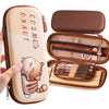 3D EVA Pencil Pouch with Compartments for Boys & Girls | Hard Shell Compass Box for School Students | MultiFunctional Stationer
