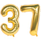 40 Inch Gold Number Balloons Helium Foil Mylar Balloon Birthday Party Banquet Decoration 37