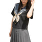 Beautifulfashionlife Girl'S Japan School Solid Pleated Uniform Fancy Skirts (S,Dark Grey)