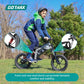 Gotrax Astra Electric Dirt Bike, 16'' Pneumatic Tires, Max 16 Mile And 15.5Mph Speed Power By 300W Brushless Motor, Dual Suspens