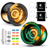 Magicyoyo Pack Of 2 Dual Purpose Yoyo N11 Responsive Yoyo With Unresponsive Bearing For Advanced Player Adults,Removal Bearing T