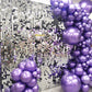 Moxmay 102 Pieces Chrome Purple Balloons 18In 12In 10In 5In Different Sizes Metallic Party Balloon Kit For Birthday Halloween Ch