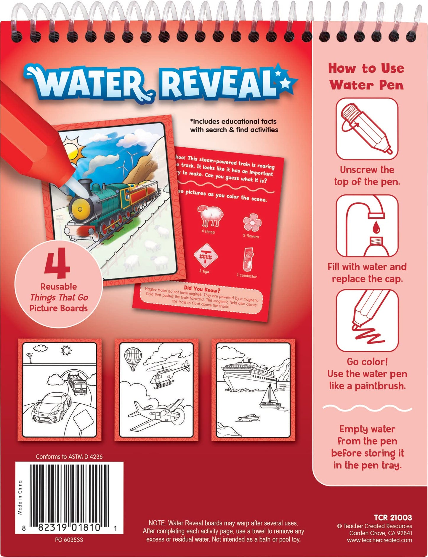 Things That Go Water Reveal