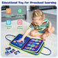 Busy Board Montessori Toys for Toddlers: Busy Book Sensory Board Quiet Book Educational Activity Book for 3 4 5 Year Old Gifts f