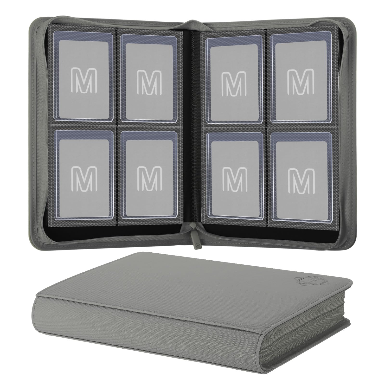Toploader Binder,4-Pocket Side Load Trading Card Album, Holds 128 Cards With Double-Sided Pockets For Mtg, Sports Cards, Top Loa