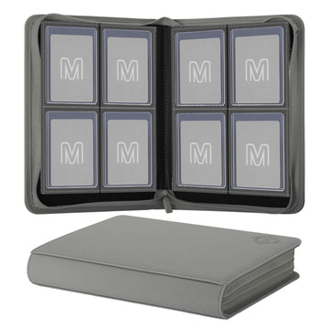 Toploader Binder,4-Pocket Side Load Trading Card Album, Holds 128 Cards With Double-Sided Pockets For Mtg, Sports Cards, Top Loa