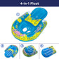 Swimschool 4-In-1 Progressive Swim Training Float - 18 Months And Up - Baby Pool Float, Cruiser, Or Kick Float With Kickboard An