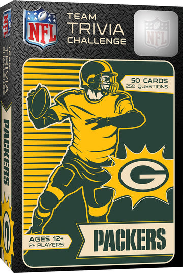 MasterPieces Game Day - NFL Green Bay Packers - Team Trivia Challenge  Officially Licensed
