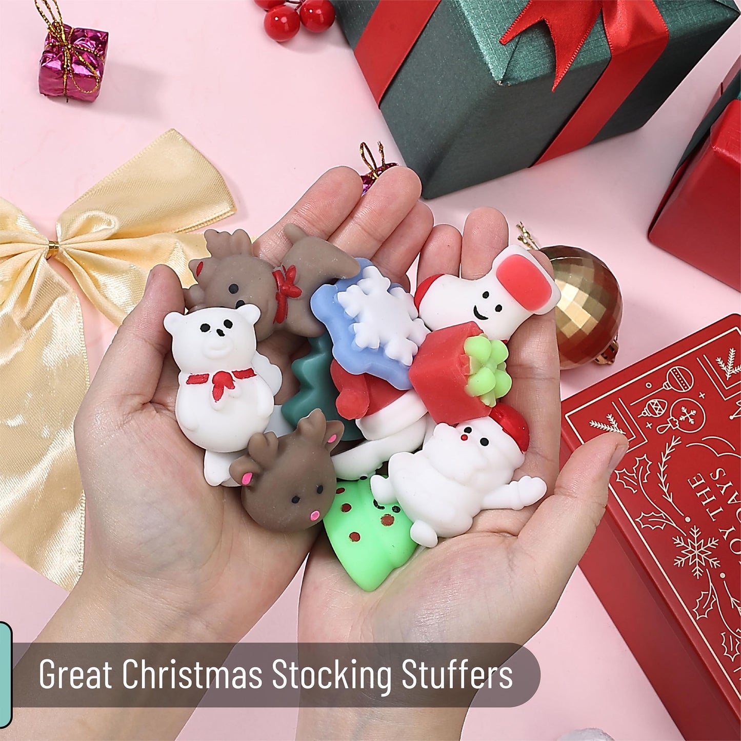 Mr. Pen- Christmas Squishy Toys, 12 Pcs, Holiday Squishies, Christmas Squishies For Kids, Squishies Christmas, Christmas Party Favors For Kids, Squishy Toys For Kids, Mini Squishies