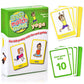 Covelico Yoga Cards For Kids - Fun Yoga Pretzels Cards For Kids Yoga Games For Children, Play Memory Yoga Game, Snap And Go Fish Yoga, Yoga Flash Cards And Yoga Kids Props For Kids Yoga & Tween Yoga.