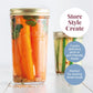 Kilner Wide Mouth Preserve Jar Screw Bands | Set of 6