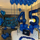 Navy Blue 5 Balloon, Number Balloon 40 Inch, Blue Party Supplies, 5Th Birthday Balloon Decorations, 5 Number Balloons, Number 5