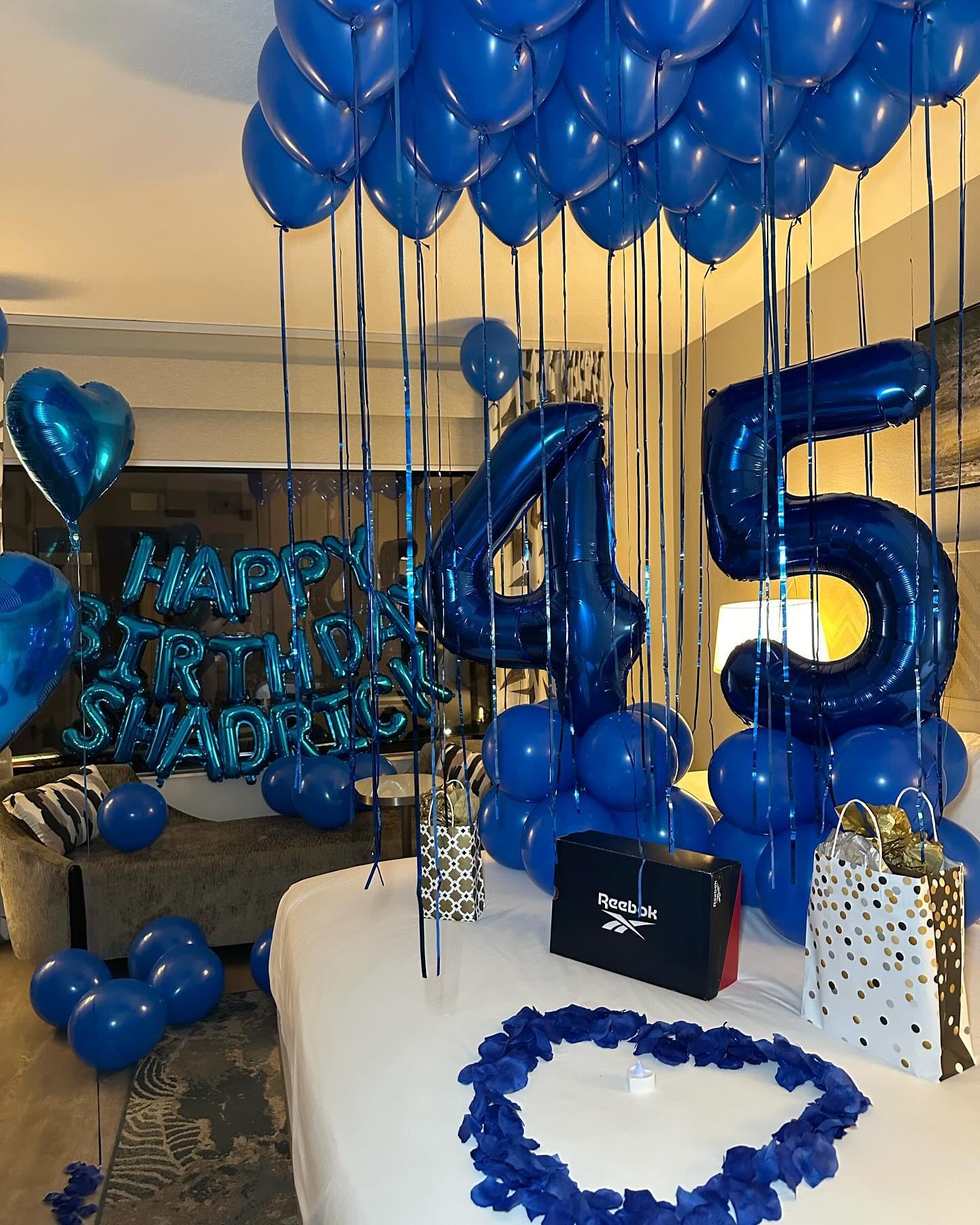 Navy Blue 5 Balloon, Number Balloon 40 Inch, Blue Party Supplies, 5Th Birthday Balloon Decorations, 5 Number Balloons, Number 5