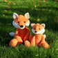 Apricot Lamb Toys Plush Corduroy Fox Stuffed Animal Soft Cuddly Perfect For Child (Medium, 12 Inches)