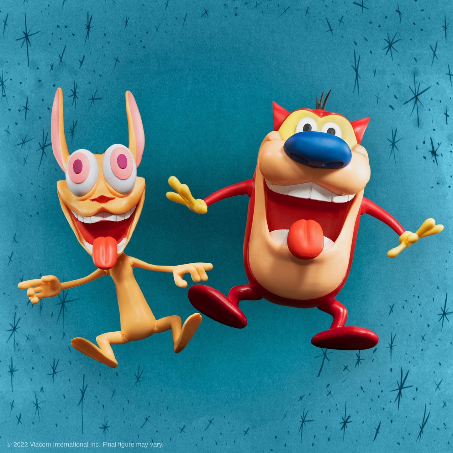 Super7 Ultimates! Ren - 7' Ren And Stimpy Action Figure With Accessories Classic Cartoon Collectibles And Retro Toys