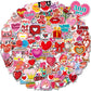 Benresive 300 Pcs Valentines Day Stickers For Kids Classroom, Cute Valentines Day Water Bottle Stickers, Party Favors Bulk, Gifts For Kids Classroom Pack