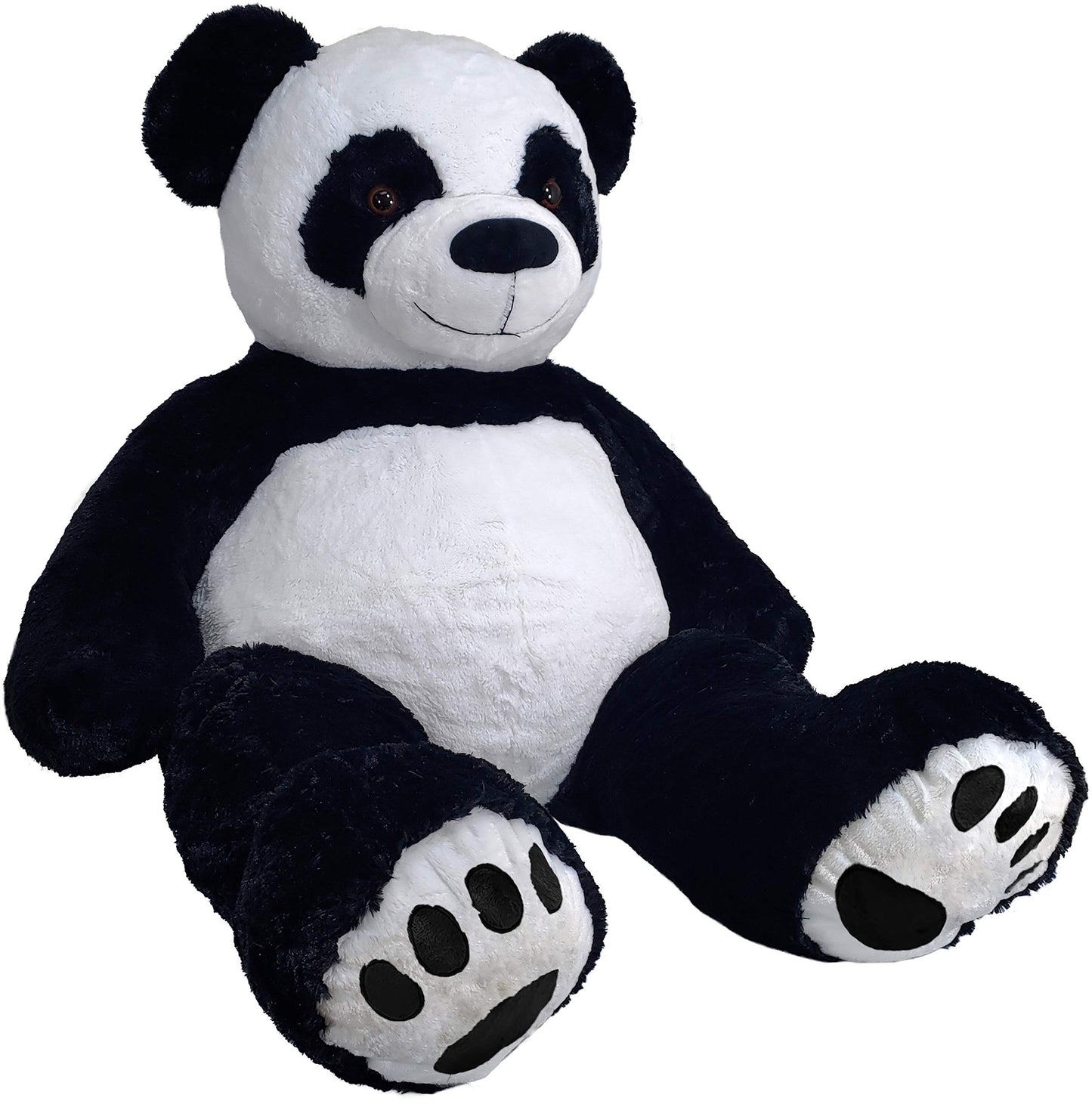 Anico 59' Tall (5 Foot) Giant Plush Bear, Stuffed Animal, Panda Bear With Smiling Face. Premium Stuffed Toy Panda Bear, Perfect For Girlfriend, Kids, Valentine'S Day, Christmas!