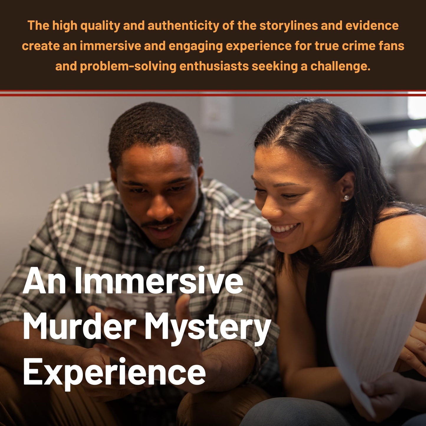 Hunt A Killer Camp Calamity Interactive Mystery Game - Cardboard Puzzle for Ages 14+