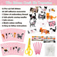CiyvoLyeen Cat Sewing Kit for Kids - 12PCS Plush Toys Arts & Crafts Set, Animal Felt, Ideal for Ages 7-12, Learn to Sew