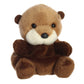 Aurora® Selena Sea Otter™ Mini Stuffed Animal - 5" Brown Polyester Pocket-Sized Collectible