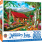 Masterpieces - 300 Piece Jigsaw Puzzle, Large Ez Grip Shapes, Mountain Hideaway, Fun For Adults, Seniors, Family, Kids, Non-Glar