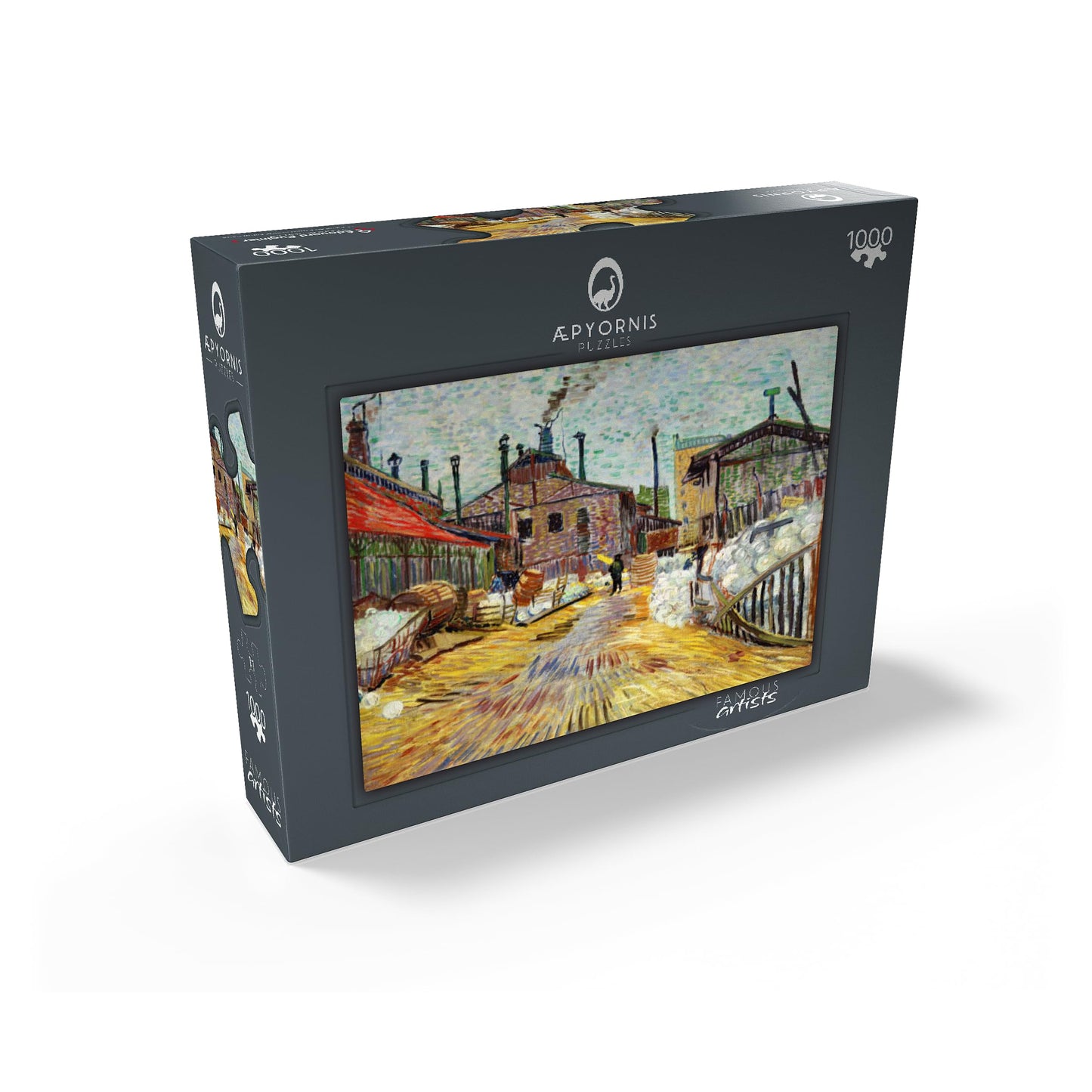 Mypuzzle The Factory 1887 By Vincent Van Gogh - Premium 1000 Piece Jigsaw Puzzle For Adults