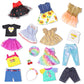 18 Inch Doll Clothes Accessories, Artst 18Pcs Doll Clothes Outfit Dress For 18 Inch, Xmas Gift For Girls(10 Set)