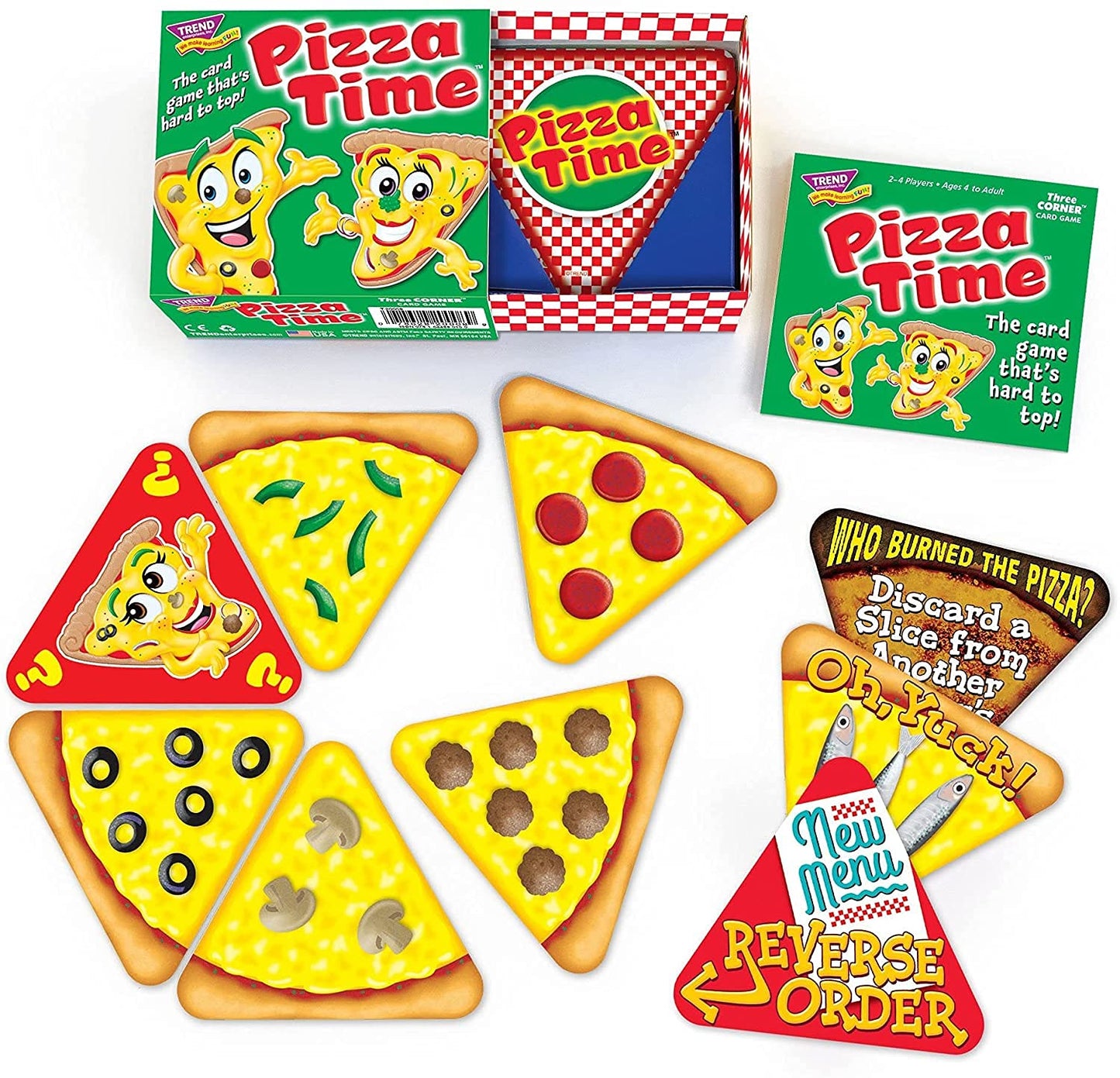 Pizza Time Three Corner Card Game