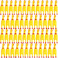 Honoson 50 Pcs Rubber Chickens Squeak Screaming Chicken Novelty Bulk Dog Toys For Pets Dogs Adults, 6.3 Inch(Yellow)
