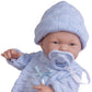 Jc Toys - Mini La Newborn First Day | Anatomically Correct Real Boy Baby Doll | 9.5' All-Vinyl | Includes Knit Outfit, Hat And Pacifier | Designed By Berenguer | Ages 2+