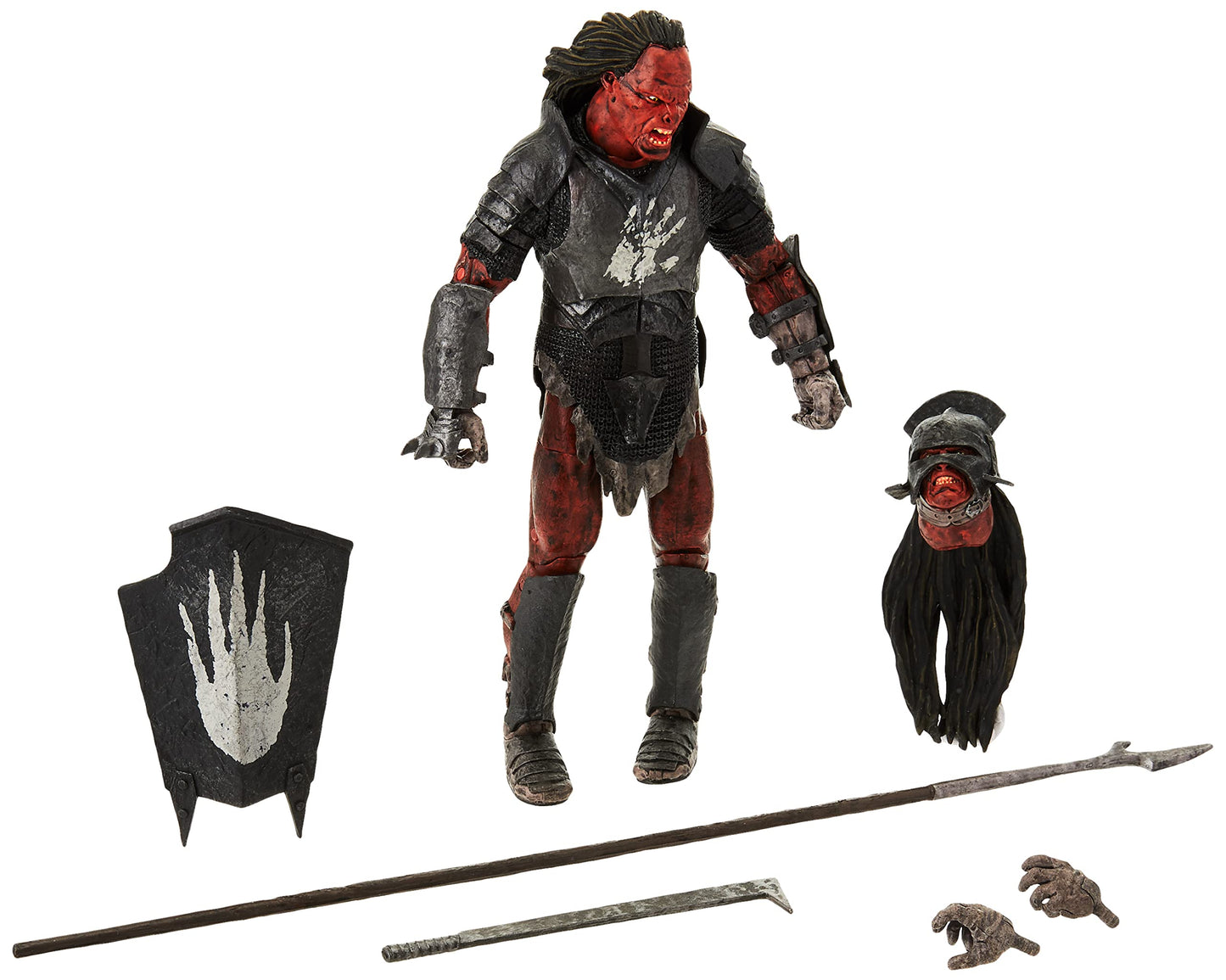 Diamond Select Toys The Lord of The Rings: Uruk-hai Action Figure  Multicolor