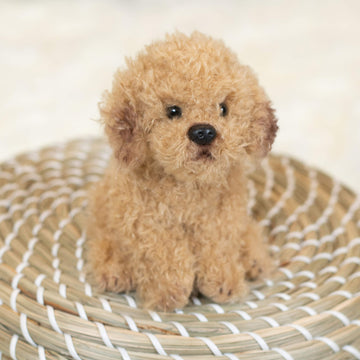 Demdaco Black Long-Haired Chihuahua Children'S Plush Beanbag Stuffed Animal Toy